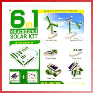 in 1 Educational Solar Power Manual Assemble Kits Toy  