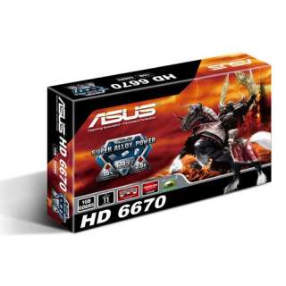 ASUS ATI Radeon HD 6670 DirectCU Graphics Video Card 1GB DDR5 EAH6670 