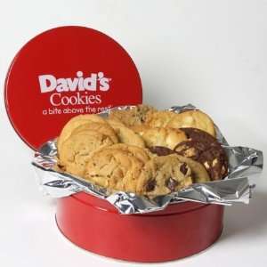 Davids Cookies 11001 Assorted Fresh Baked   2 lb Tin  