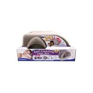  SELF CLEANING LITTER BOX, Color BROWN/TAUPE; Size LARGE 