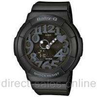   131 1BER Black Auto Ladies World Time Baby G Shock Resistant Watch New