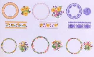 Baby Lock Embroidery Design CD   Florals in the Round  