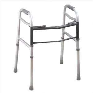   Medical PM821TB Two Button Folding Walker Wheel Yes 