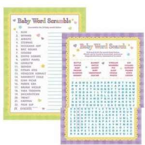  Baby Shower Games Word Sheets Toys & Games