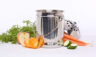 Stainless Steel Compost Pail  