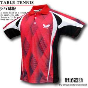 New Butterfly Men Badminton / Table Tennis Shirt 9336  