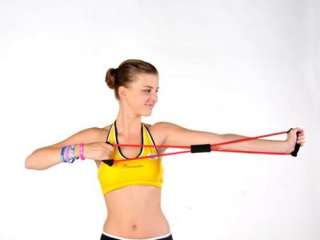 Resistance Bands Tube Workout Exercise Fitness For Yoga  