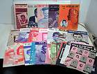 Lot of 25+ 1930s 1950s Famous Singers Sheet Music Lo