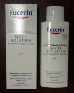EUCERIN white solution whitening body lotion UV skin  