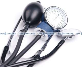 Blood Pressure Cuff Stethoscope Sphygmomanometer Kit  