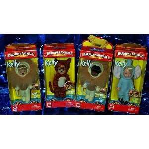  Barbie Kelly Barnums Animals Crackers 4 Doll Set of Four 