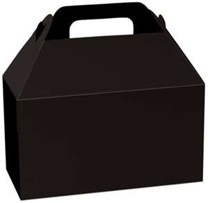 50 LARGE BLACK GABLE BOXES / BRAND NEW  