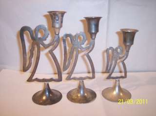   candlestick set International Silver Co brass India Candle holder set