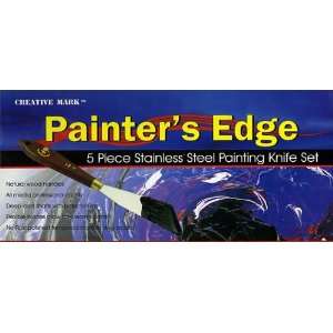   Stainless Steel Painting Knife Basic Set of 5 Arts, Crafts & Sewing
