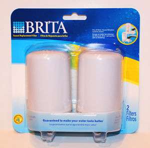 Brita Tap Replacement Water Filters Faucet NEW 2 Pack  