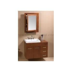 Ronbow 36 Wall Mount Bathroom Vanity Set W/ 3 Hole Ceramic Vessel 