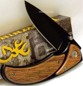   New In Box. Browning Cocobolo Drop Point Linerlock Pocket Knife