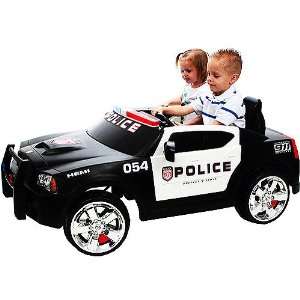   ON ELECTRIC BATTERY OPERATED DODGE CHARGER POLICE CRUISER RIDE ON CAR