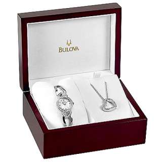 Bulova 96X006 watch designed for Ladies having White dial and 