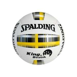   Spalding King of the Beach Volleyball   Gold Plaid