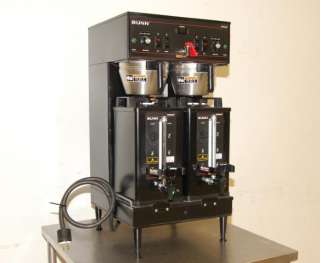 Used Bunn Dual Soft Heat Satellite Coffee Brewer, Model DUAL