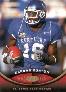 2008 SAGE #8 Keenan Burton  
