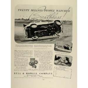  1936 Ad Bell Howell Projector Filmosound 138 Car Wreck 