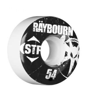  BONES Ben Raybourn Rocker STF Skate Wheels White 54MM 