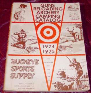 BUCKEYE SPORTS SUPPLY CATALOG 1974 guns camping  
