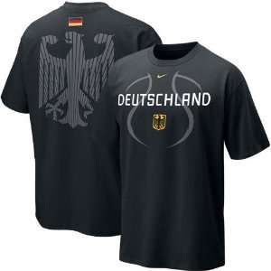 Nike German Olympic Basketball Team Black Olympics Practice T shirt