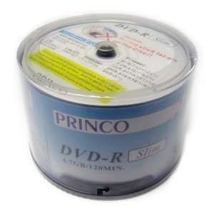 DVD R 24x High Quality Princo Slim White Logo Printed Blank Media 