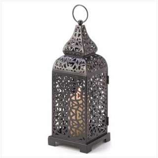 MOROCCAN TOWER CANDLE LANTERN Home Garden Lamp NEW  