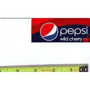  Magnum, Small Rectangle Size Wild Cherry Pepsi BOTTLE Soda 