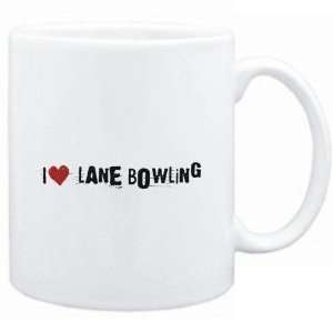  Mug White  Lane Bowling I LOVE Lane Bowling URBAN STYLE 