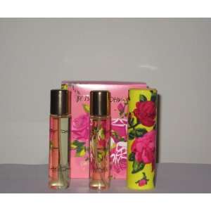  Betsey Johnson Perfume EDP Spray 0.7 Oz + 2 Refills Brand 