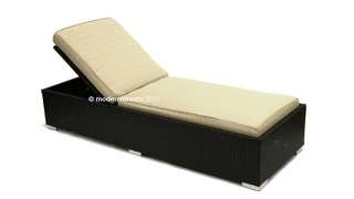 moderntomato outdoor patio lounge furniture wicker chaise lounger