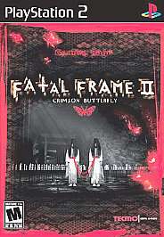 Fatal Frame II Crimson Butterfly PS2 Original Replacement Case NO GAME 