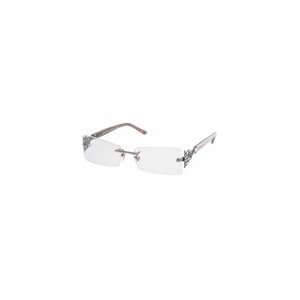  BVLGARI BV 2104B 103 GUNMETAL RIMLESS BULGARI EYEGLASSES 