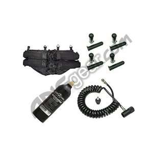   Paintball Harness & On/Off Remote, 20Oz C02 Tank