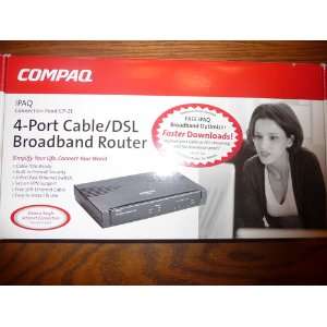  Compaq Ipaq CP 2E 100Mbs 4 port DSL/Cable Broadband Router 
