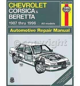 New Haynes Repair Manual Chevy Chevrolet Corsica 92 91 90 89 Beretta 