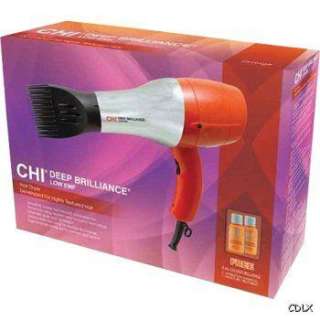 CHI Deep Brilliance Low EMF Professional Hair Dryer   Orange  