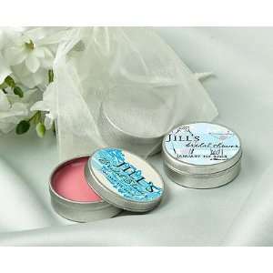 Calla Lily Theme Personalized Lip Balm Tin with SPF 15 Protectio