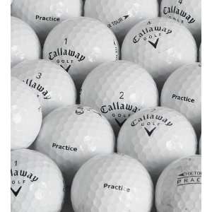 Callaway Used Tour Professional Assorted Practice 1 Dozen Golf Balls 