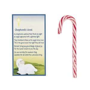 Shepherds Hook Candy Canes With Card   Candy & Candy Canes  