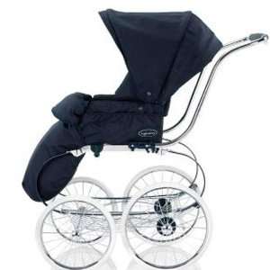   CLASS111MAR Classica Stroller with Hood and Frame   Navy Baby