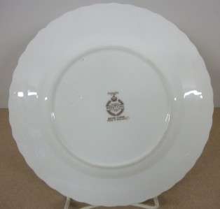 Minton Bone China Salad Plate Ancestral Pattern Made In England Wreath 