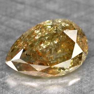 44cts~PEAR FANCY BI COLOR NATURAL LOOSE DIAMOND  