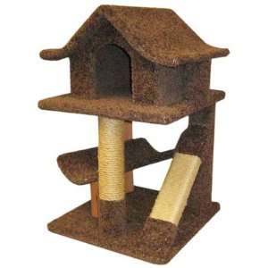  Sisal Pagoda Cat House Scratching Cat Furniture, Gray 