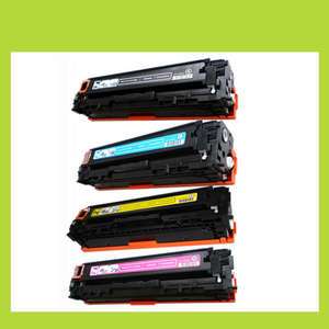   CB540A CB541A CB542A CB543A compatible with HP COLOR TONER CARTRIDGE